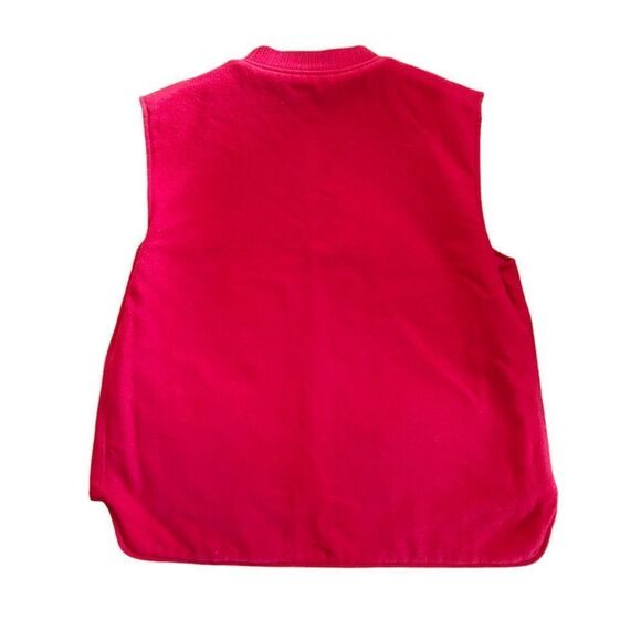 Polo Ralph lauren red reversible wool quilted vest XXL Rare Vtg winter - Picture 5 of 7